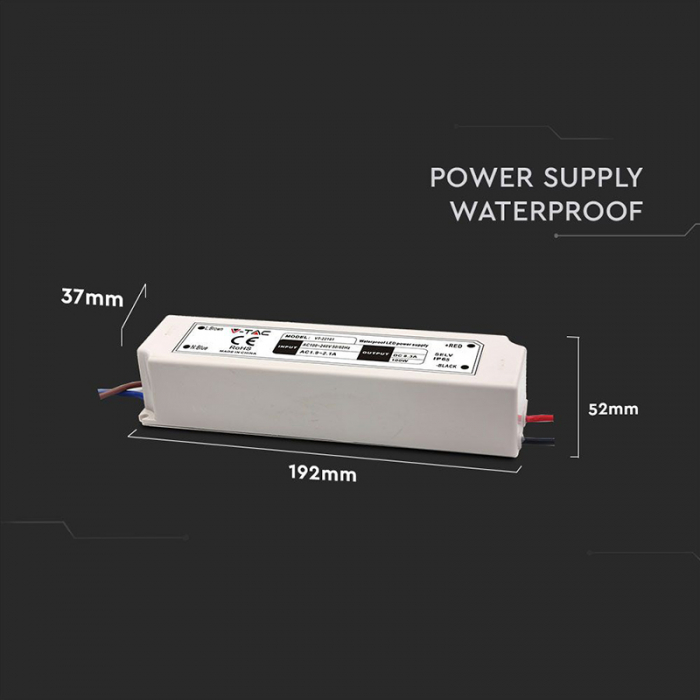 Sursa alimentare banda LED 12V 8A 100W V-Tac [3]