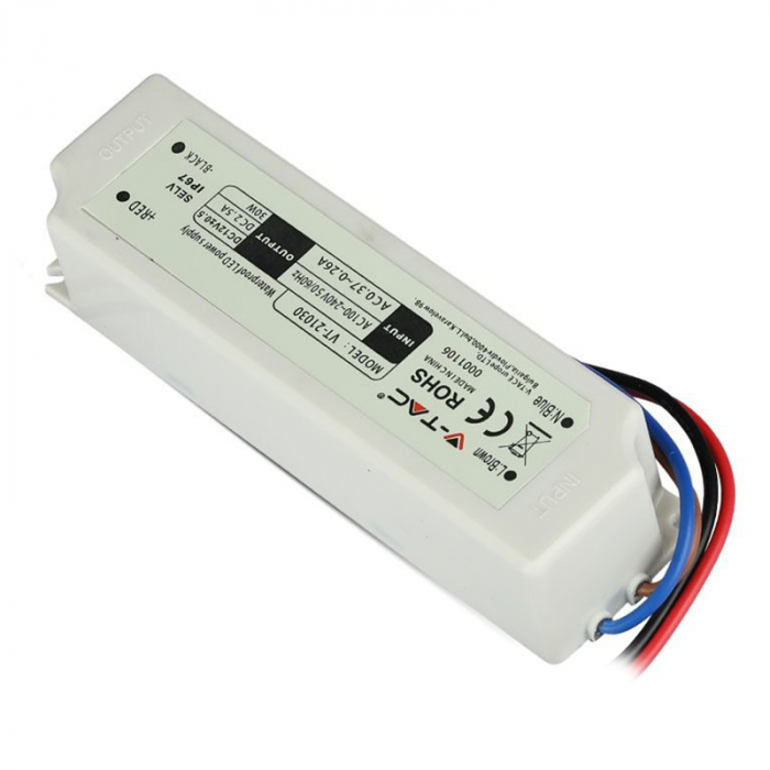 Sursa alimentare slim 12V 30W 2.5A IP67 V-Tac [2]
