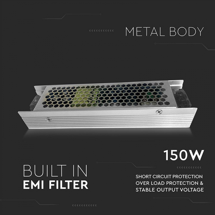 Sursa alimentare SMPS slim 12V 12.5A 150W V-Tac [4]