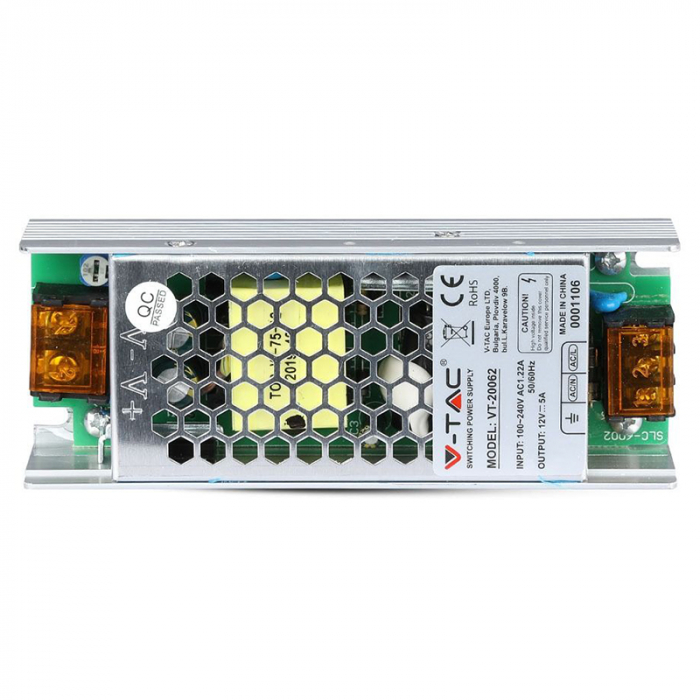 Sursa alimentare SMPS slim 12V 5A 60W V-Tac [4]