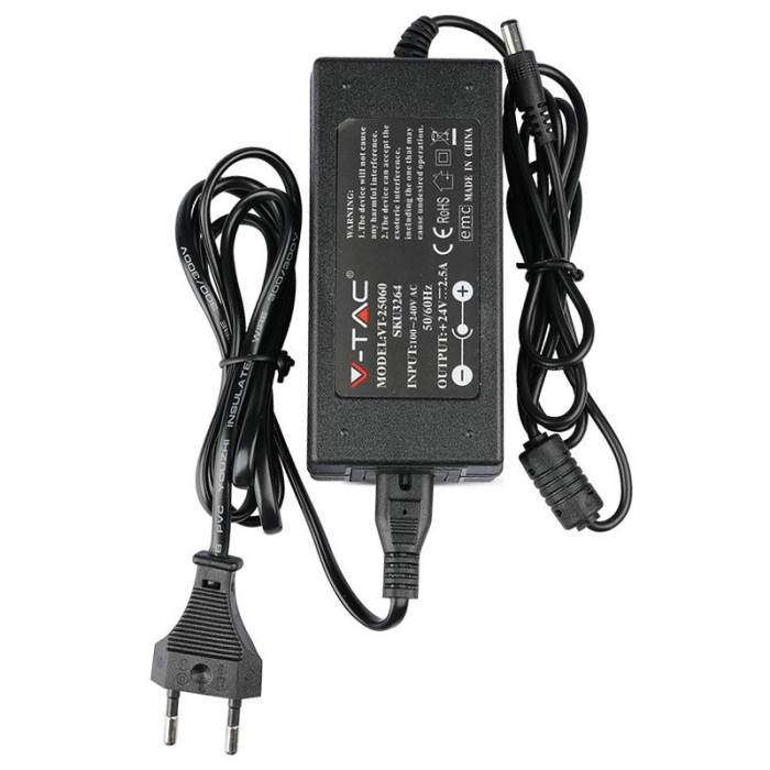 Sursa alimentare smps slim 24v 2.5a 60w V-tac [3]