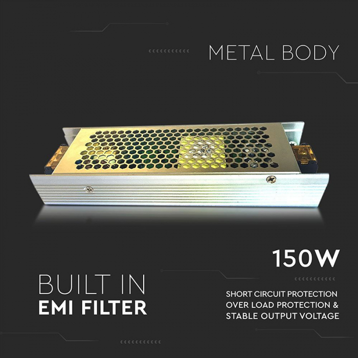 Sursa alimentare SMPS slim IP20 24V 6.5A 150W V-Tac [4]