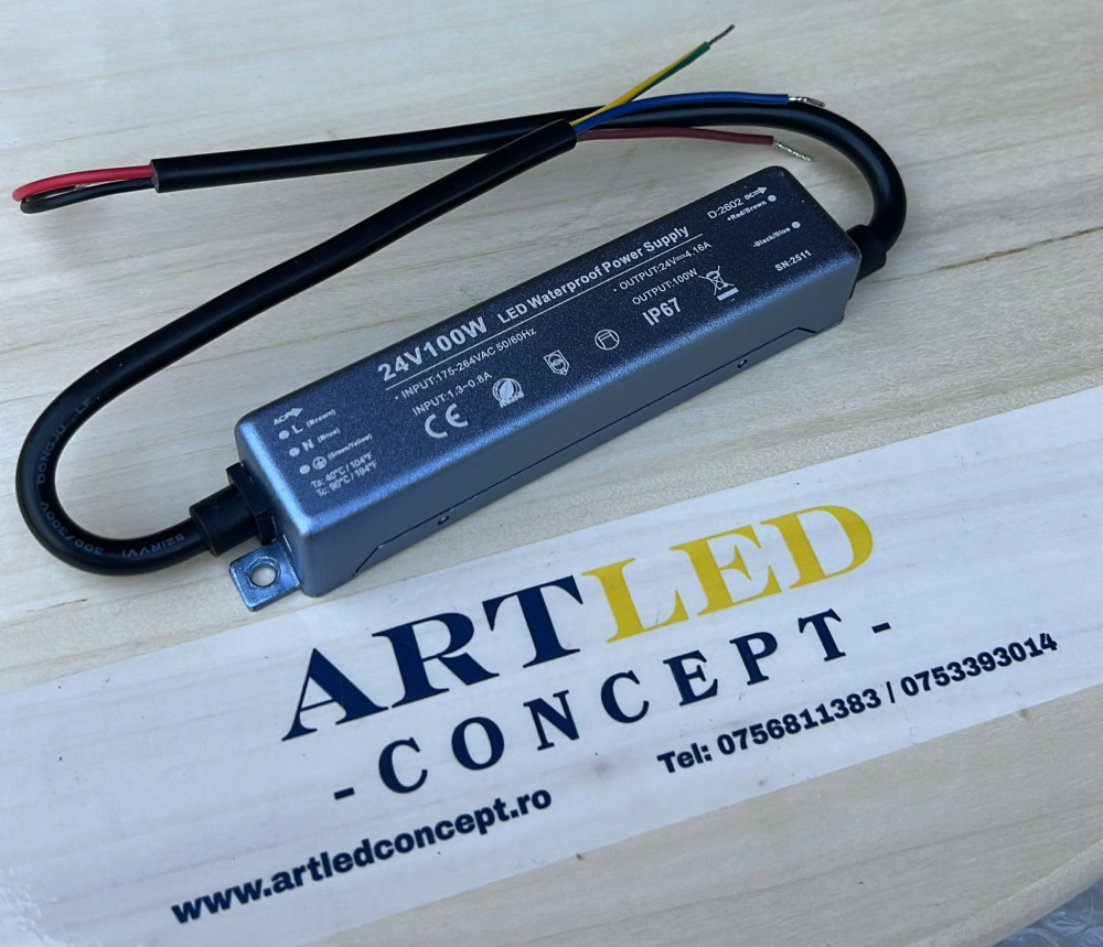 Sursa de alimentare IP67 100W 24V 5 Ani Garantie [2]