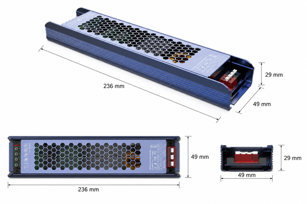 Sursa/transformator banda led 24v 300w IP20  NZ1014 [2]
