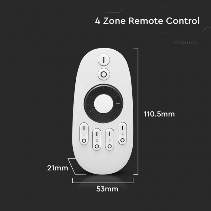 TELECOMANDA CONTROLLER BANDA LED 4 ZONE [6]