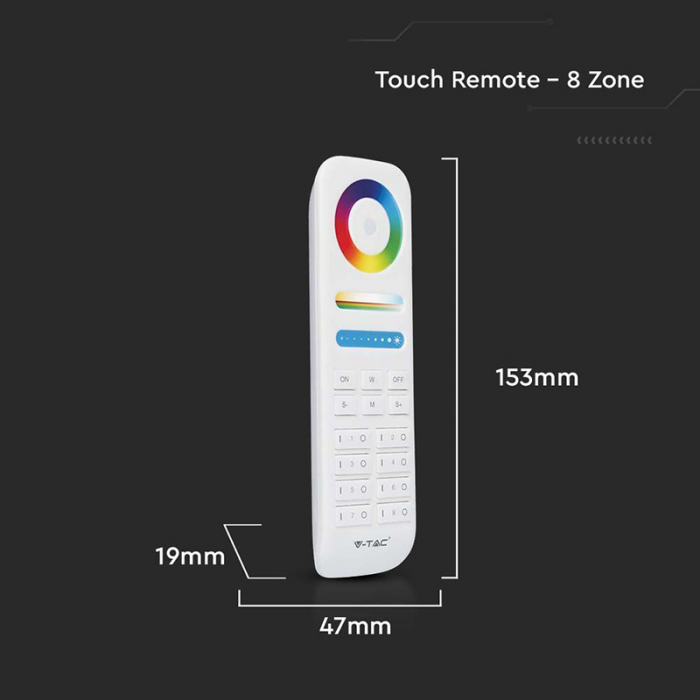 TELECOMANDA CONTROLLER BANDA LED 8 ZONE [4]