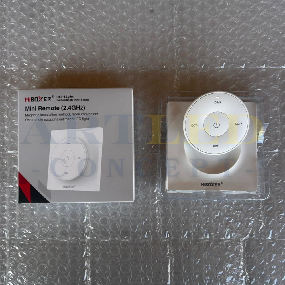 Telecomandă rotundă K2 Monocolor/CCT Perete 1 zonă RF Alb sau Negru MiBoxer [6]