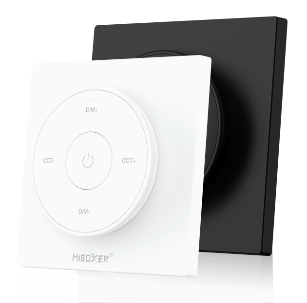 Telecomandă rotundă K2 Monocolor/CCT Perete 1 zonă RF Alb sau Negru MiBoxer [4]