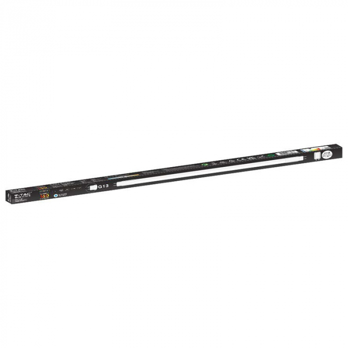 Tub led T8 7W 60cm 6500K alb rece - 160lm/watt V-tac [4]