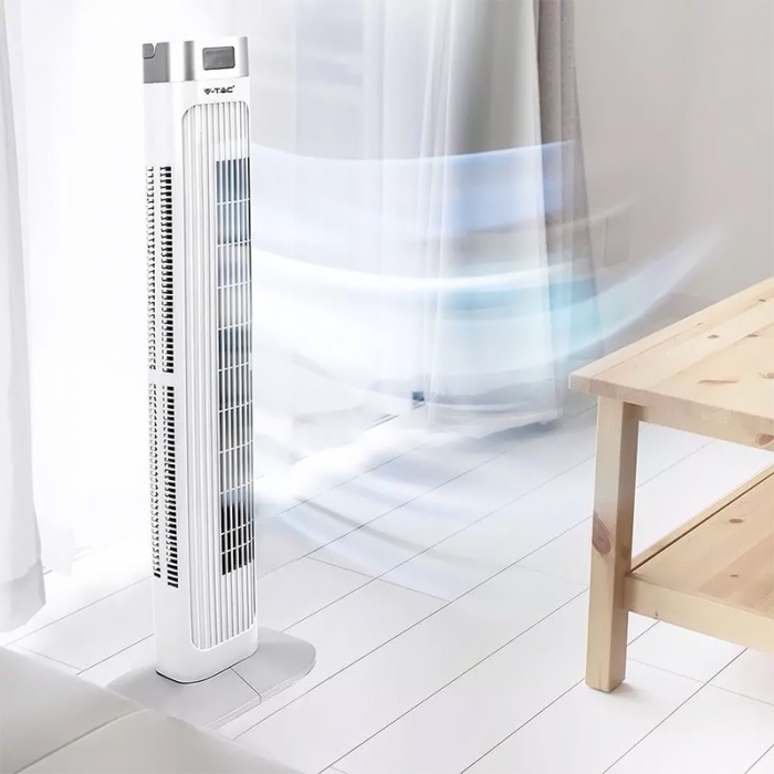 VENTILATOR 55W MODEL TURN 36" 92CM CU DISPLAY SI TELECOMANDA [8]