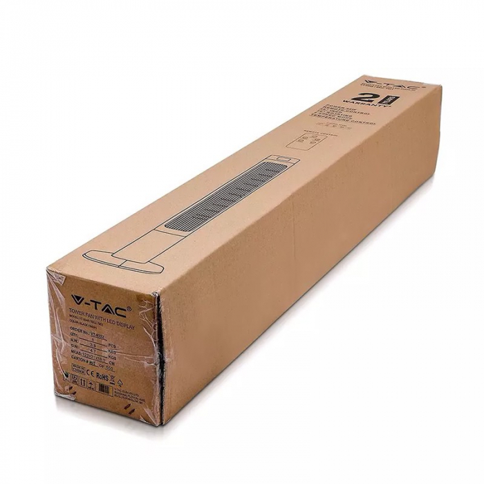 VENTILATOR 55W MODEL TURN 46" 120CM CU DISPLAY SI TELECOMANDA [5]