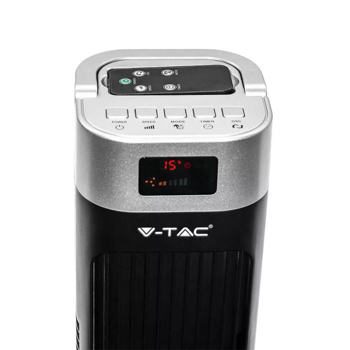 VENTILATOR 55W MODEL TURN 46" 120CM CU DISPLAY SI TELECOMANDA [4]