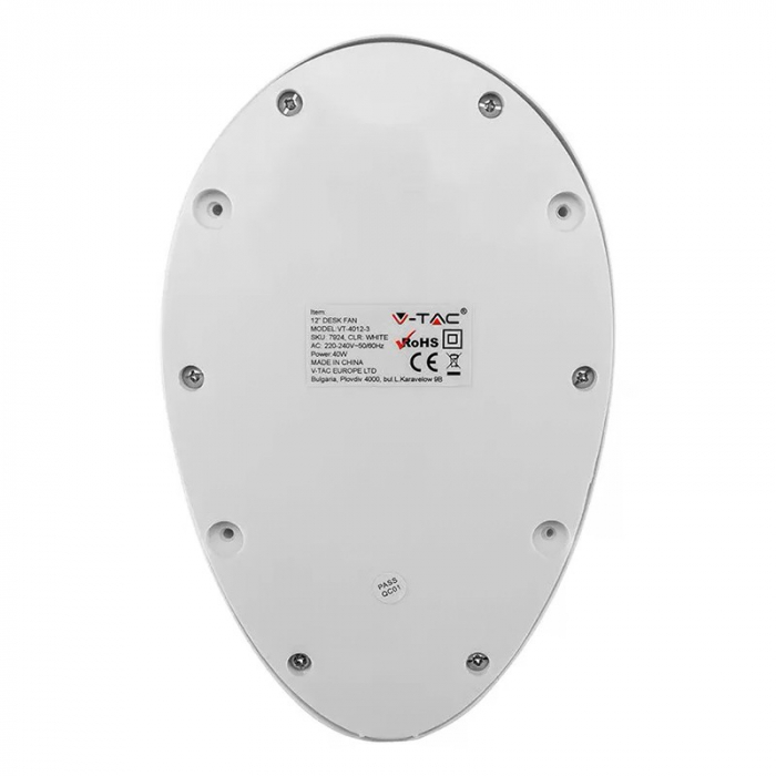 VENTILATOR BIROU PALETE 12" 40W [6]
