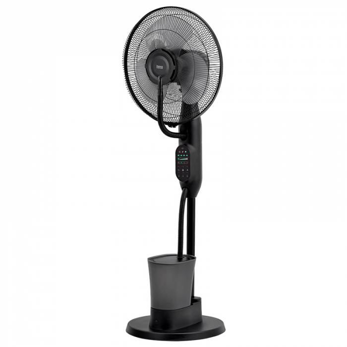 Ventilator cu pulverizare Teesa TSA8067, 3 viteze, 3 setari volum de ceata, Temporizator, Oscilatie automata, 5 Roti de transport (Negru) [7]