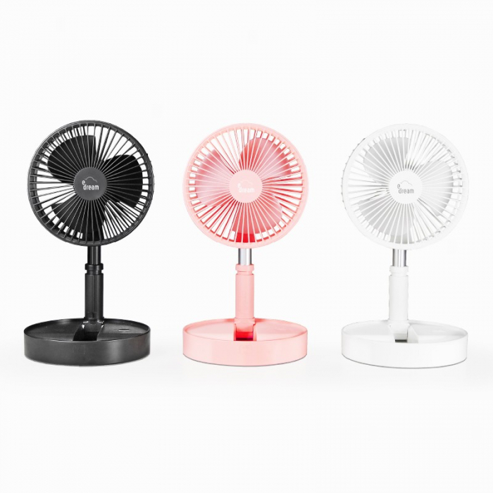 VENTILATOR PORTABIL CU ACUMULATOR - ALB [6]