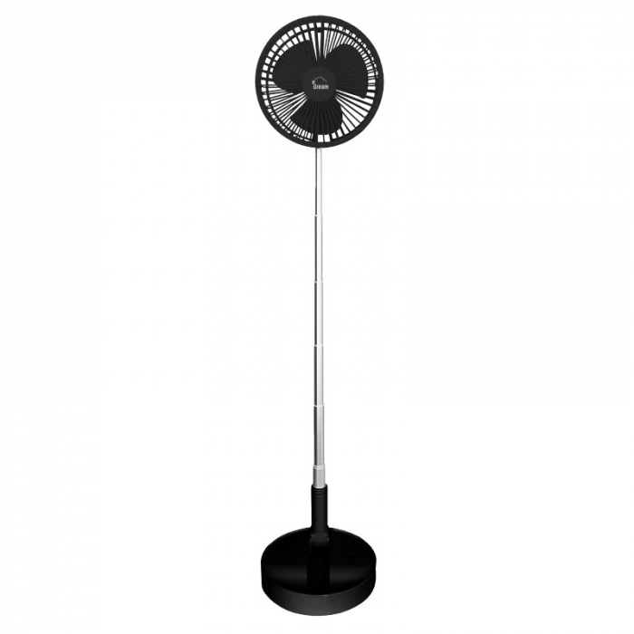 VENTILATOR PORTABIL CU ACUMULATOR - NEGRU [2]