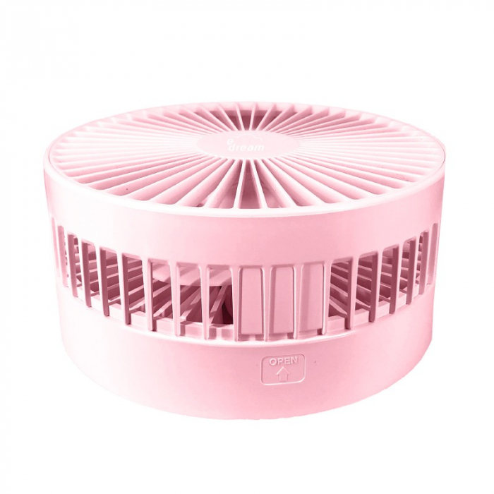 VENTILATOR PORTABIL CU ACUMULATOR - ROZ [5]