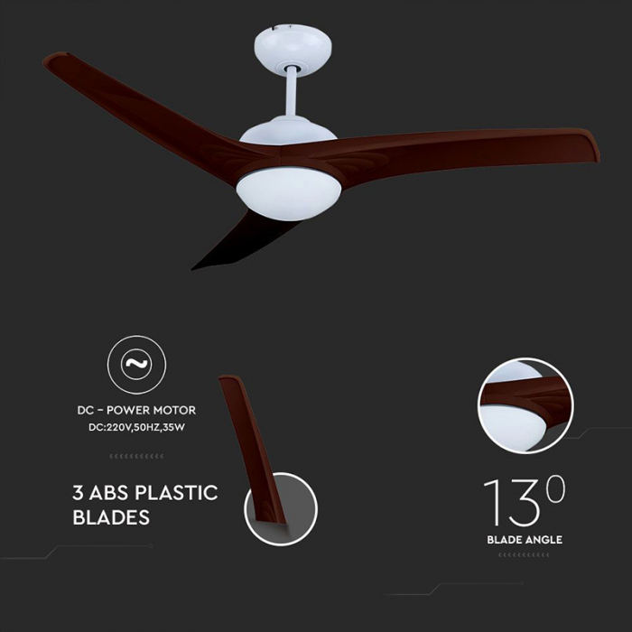 VENTILATOR TAVAN 35W CU ILUMINAT [5]
