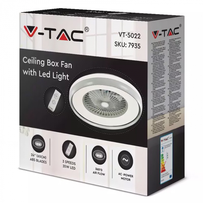 VENTILATOR TAVAN 45W ILUMINARE 3IN1 + TELECOMANDA [3]