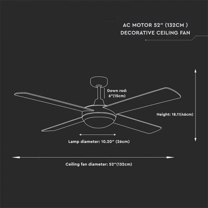VENTILATOR TIP CANDELABRU 2X E27 - ARGINTIU [7]