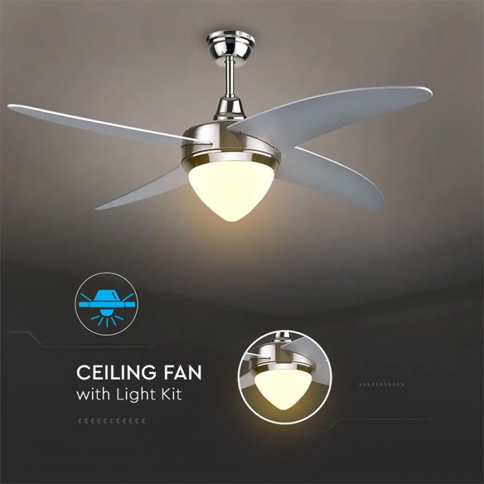 VENTILATOR TIP CANDELABRU 3 IN 1 - ARGINTIU [8]