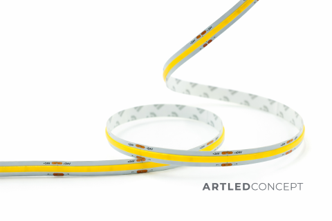 Banda LED COB 320LED/m 24V 10W 4000K IP20 95lm/W CRI>90 8mm rola 5metri [2]