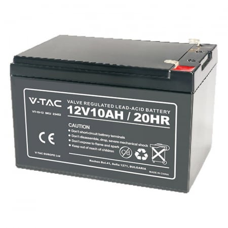Acumulator Gel Plumb 12V 10AH 20HR | Dimensiuni 151x98x101mm [6]