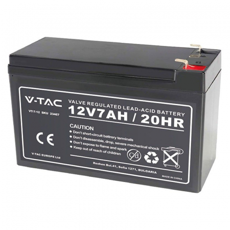 Acumulator Gel Plumb 12V 7AH  20HR | Dimensiuni 151X65X94mm [2]