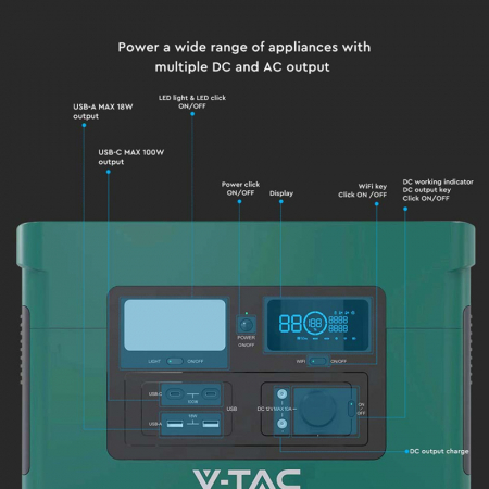 ACUMULATOR PORTABIL 46.9H/22.4V 1000WH [14]