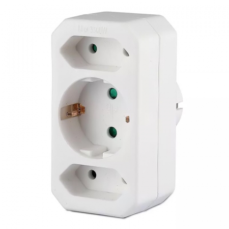 ADAPTOR 3 PRIZE 1X16A 2x2.5A MAX 3500W [3]