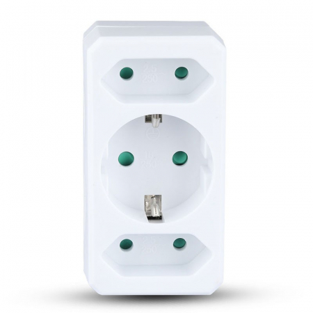 ADAPTOR 3 PRIZE 2X2.5A SI 1X16A MAX 3680W [1]