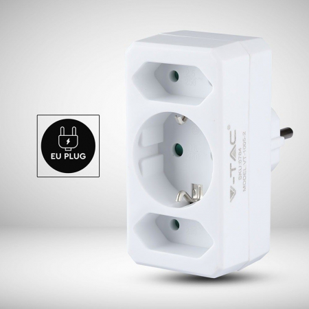 ADAPTOR 3 PRIZE 2X2.5A SI 1X16A MAX 3680W [8]