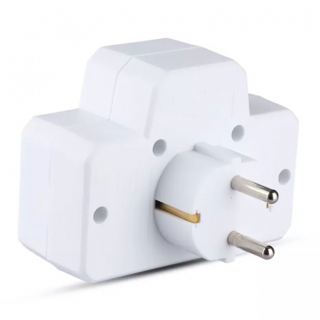 ADAPTOR 3 PRIZE CU INTRERUPATOR 2X2.5A SI 1X16A MAX 3680W [3]
