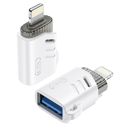 Adaptoare - ADAPTOR OTG LIGHTNING LA USB - ALB