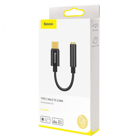 ADAPTOR USB-C - JACK 3.5MM BASEUS - NEGRU [6]