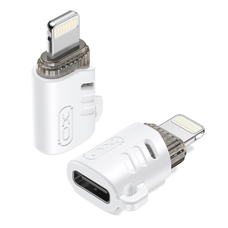Adaptoare - ADAPTOR USB-C LA LIGHTNING- ALB