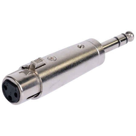 ADAPTOR XLR MAMA - JACK 6.35 TATA STEREO METAL [1]