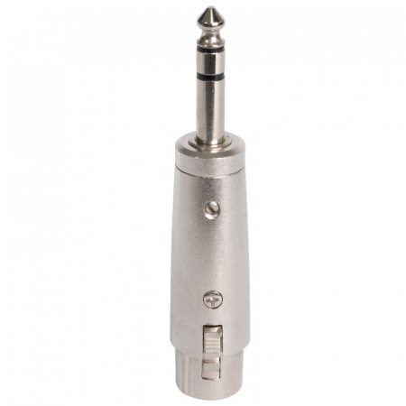 ADAPTOR XLR MAMA - JACK 6.35 TATA STEREO METAL [3]