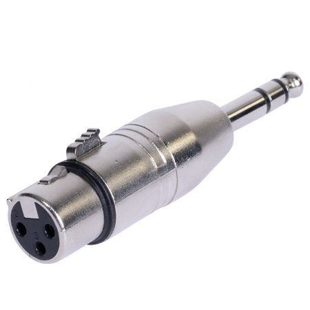 ADAPTOR XLR MAMA - JACK 6.35 TATA STEREO METAL [1]