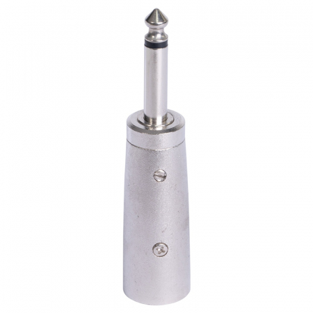 ADAPTOR XLR TATA - JACK 6.35 TATA MONO METAL [3]