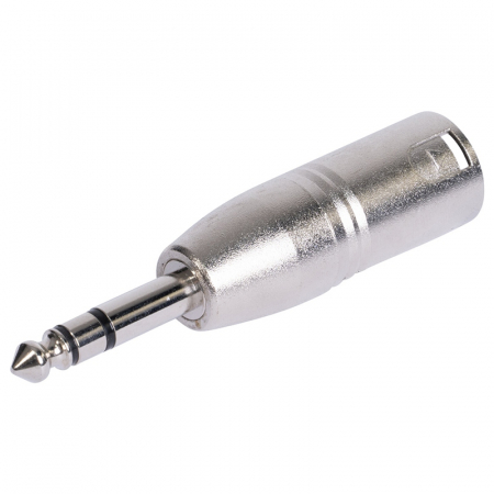 ADAPTOR XLR TATA - JACK 6.35 TATA STEREO METAL [2]