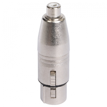 ADAPTOR XLR TATA - RCA MAMA METAL [3]