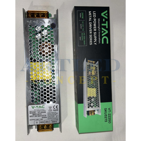 Alimentator banda led 24v 250w 10a ip20 V-tac 3273 [1]