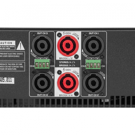 AMPLIFICATOR HYBRID 100V/240V 4X400W RMS 8OHM 4X800W RMS 4OHM [8]