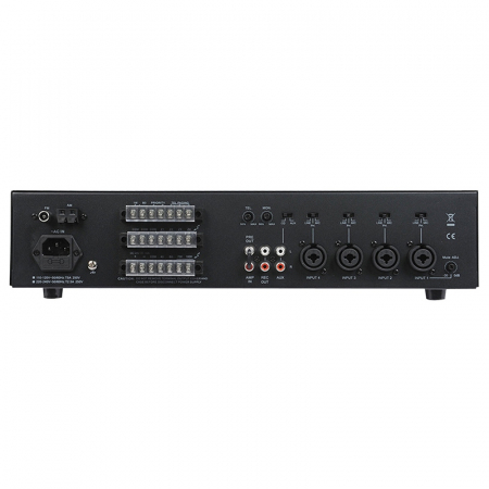 AMPLIFICATOR LINIE CU TUNER FM/AM 100V 120W 4MIC/ 2AUX [2]