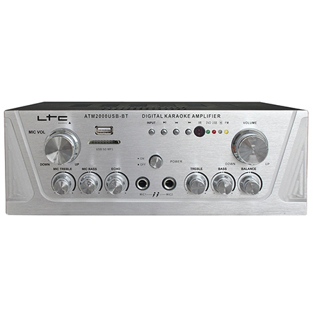 Amplificatoare - AMPLIFICATOR STEREO KARAOKE USB MP3/SD/BLUETOOTH