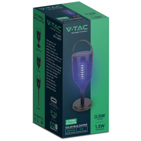 APARAT ANITI-INSECTE CU INCARCARE SOLARA 3IN1 1.3W [5]