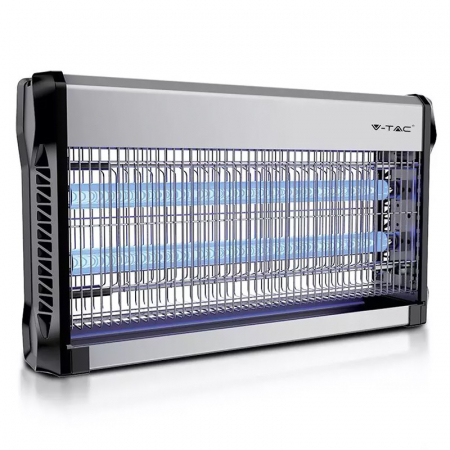 APARAT ANTI-INSECTE CU LUMINA UV 2X15W 100mp [1]