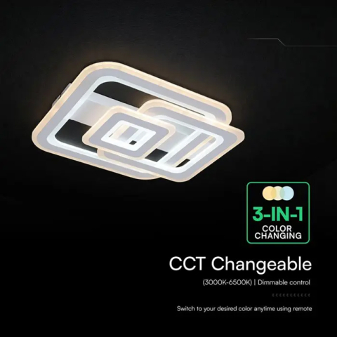 APLICA LED 80W 3IN1 DIMABIL CU TELECOMANDA [4]