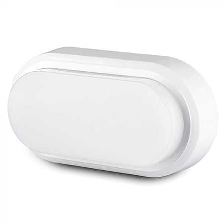ILUMINAT EXTERIOR - APLICA LED 8W IP54 3000K ALB CALD